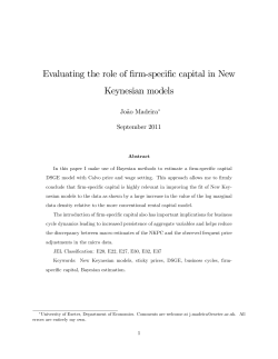 Evaluating the role of firm-specific capital in New Keynesian models
