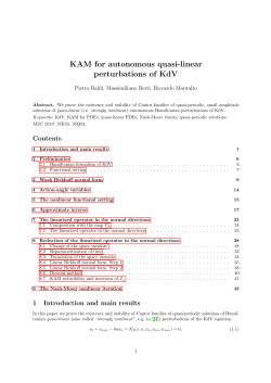 KAM for autonomous quasi-linear perturbations of KdV