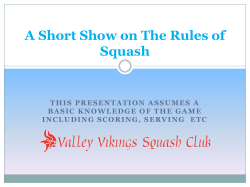 RAP - Vikings Squash Club