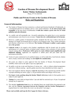 Garden of Dreams Development Board