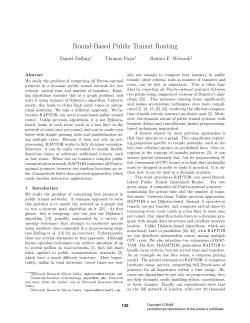 Round-Based Public Transit Routing