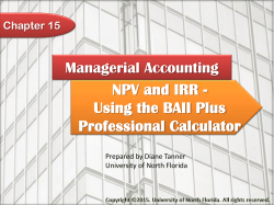 Managerial Accounting Chapter 8