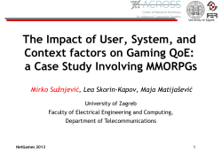 The Impact of User, System, and Context factors on Gaming