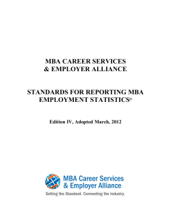 mba career services council - Fowler College of Business