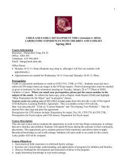 "For students intending to become elementary school teachers and