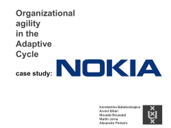 NOKIA - Adaptive Cycle