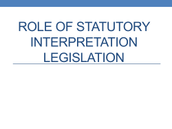 ACTS INTERPRETATION ACT 1901