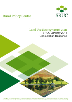 Land Use Strategy 2016-2021
