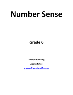 Andrew Sundberg`s Project - Bemidji State University