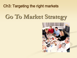 Go To Market Strategy - College of Business | Iowa State University