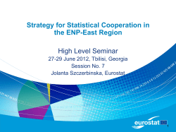 Session7 Strategy for Statistical Cooperation in the ENP