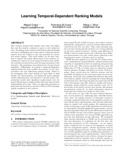 Learning Temporal-Dependent Ranking Models