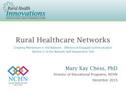 Engaged Communication - National Rural Health Resource Center
