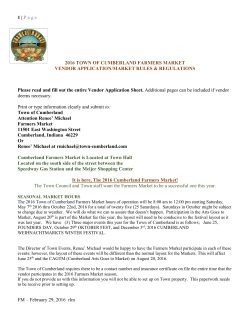 2016 farmers market vendors application