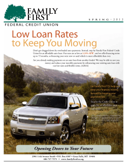 Low Loan Rates to Keep You Moving