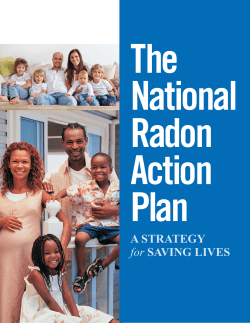 National Radon Action Plan - American Lung Association