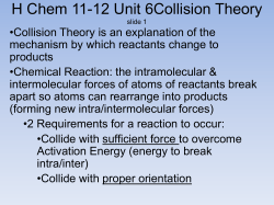 Collision Theory slide 1