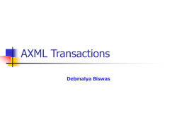 AXML Transactions