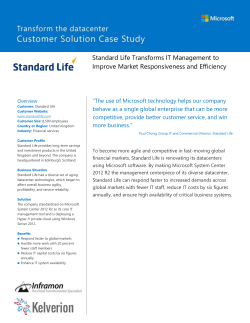 Standard Life Case Study