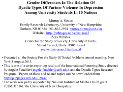 Dyadic Aggression types - Pubpages