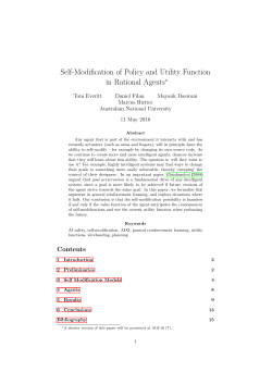 Self-Modification of Policy and Utility Function in Rational Agents