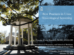 Clinical Utility and Interpretation of Urine Toxicologic Screening