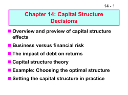 Capital Structure, PowerPoint Show