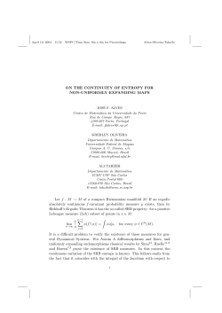On the continuity of entropy for non