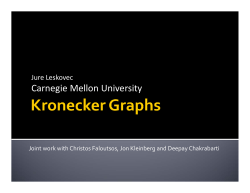 Kronecker Graphs - HPC Graph Analysis