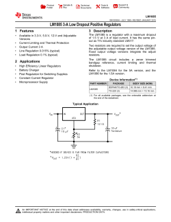 LM1085 - Texas Instruments