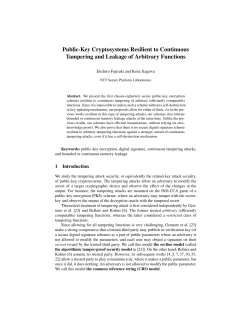 Public-Key Cryptosystems Resilient to Continuous