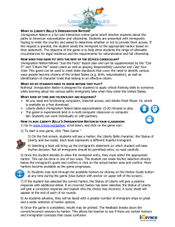 Immigration Nation is a fun and interactive online game