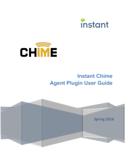 Instant Chime Agent Plugin User Guide