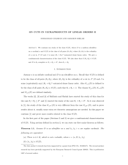 On cuts in ultraproducts of linear orders II - Math