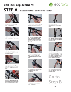 EcoReco tech support ball lock replacement 3pages