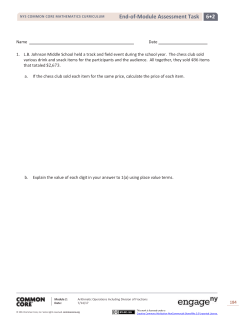 Grade 6 Mathematics Module 2