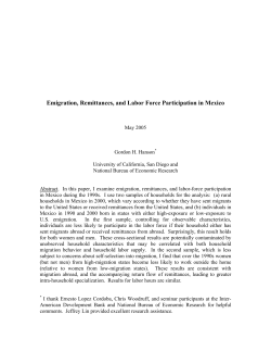 Globalization and Labor Income in Mexico - GPS UCSD