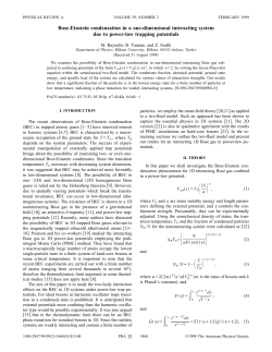 Bose-Einstein condensation in a one