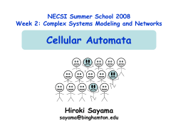 slides - Center for Collective Dynamics of Complex Systems (CoCo)