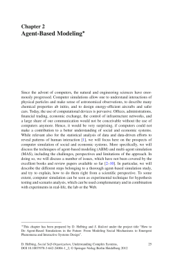 Agent-Based Modeling