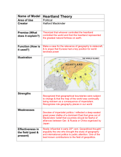 Name of Model Organic Theory (Geopolitics)