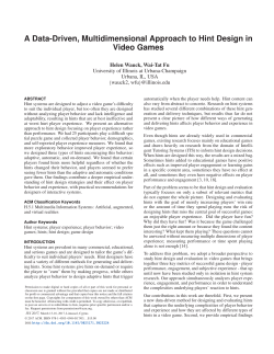 A Data-Driven, Multidimensional Approach to Hint