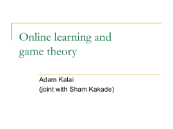 Online and batch learnability and game theory
