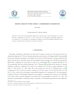 - International Journal of Group Theory
