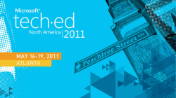 COS310: Microsoft SQL Azure Overview: Tools, Demos and