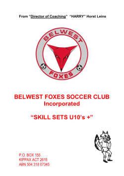 Skill Set U10+