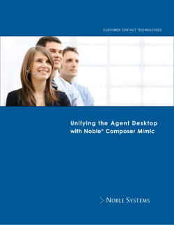 Noble Agent Desktop Solutions