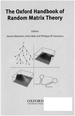 The Oxford handbook of random matrix theory