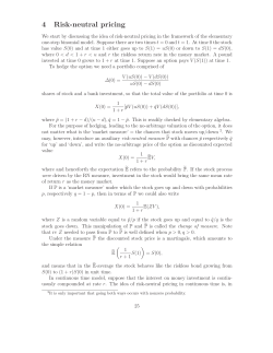 Section4: Risk-neutral pricing