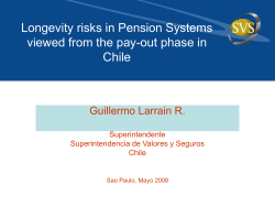 Longevity risks in Pension Systems viewed from the pay-out